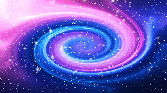 美麗旋渦星空