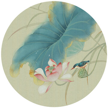 工筆荷花