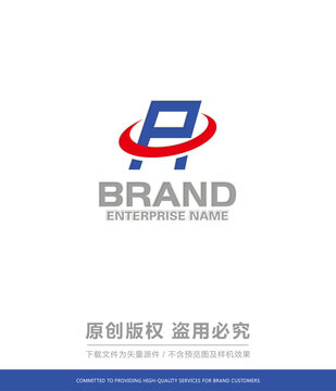 P字母logo