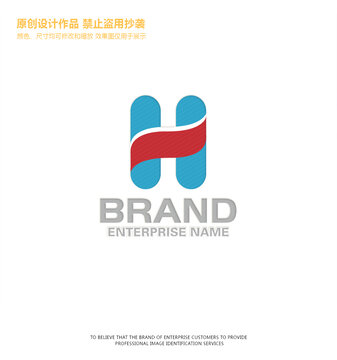 H字母logo