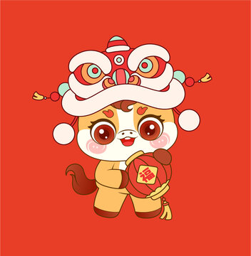 2026馬年插畫卡通馬馬年ip