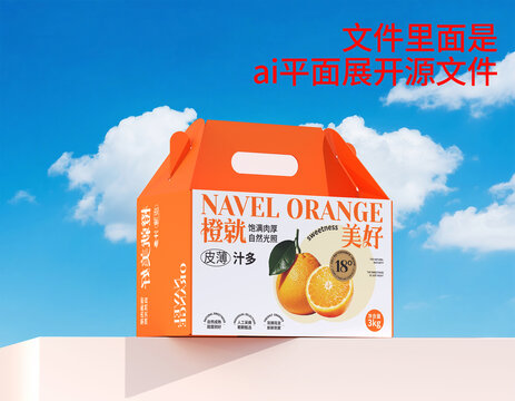 臍橙包裝設(shè)計(jì)稿