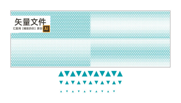 大小漸變?nèi)切午U空