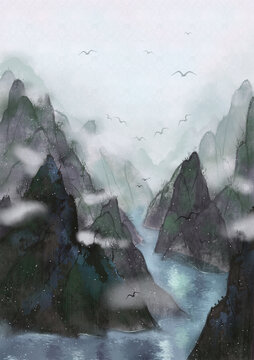 山水