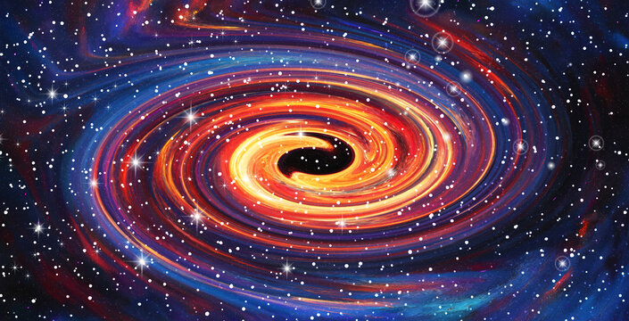 絢麗旋渦星空吊頂