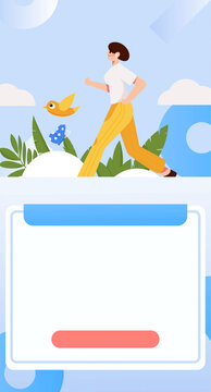 跑步