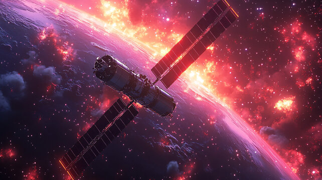 衛(wèi)星環(huán)繞地球