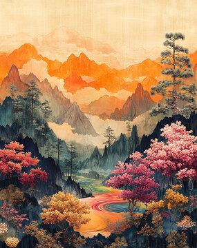 山水云樹