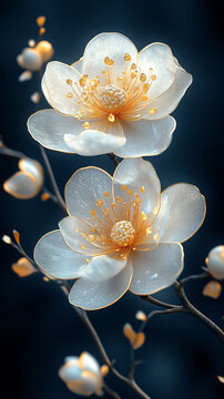 金色花模型