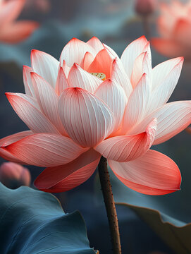 蓮花與柔和背景