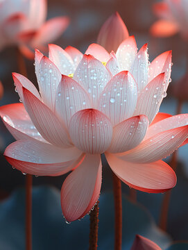 蓮花與柔和背景