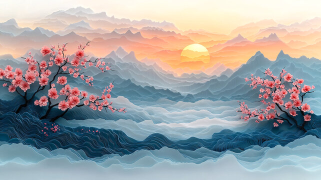 春日夢境剪紙