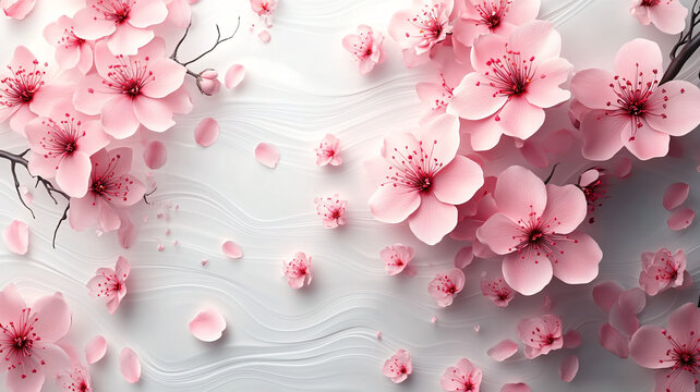 粉櫻舞動(dòng)
