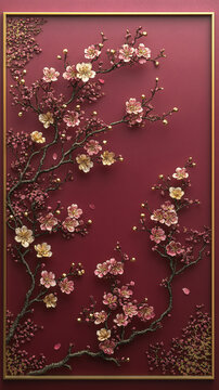 櫻花枝與蕾