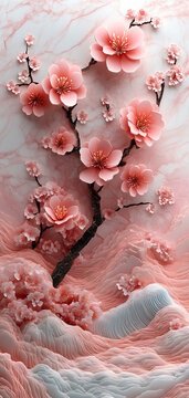 櫻花粉浪