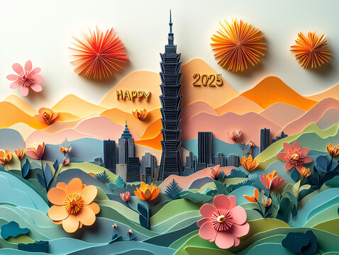 紙雕煙花慶典
