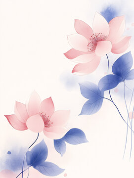 空靈花影成雙