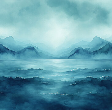 海水色彩背景