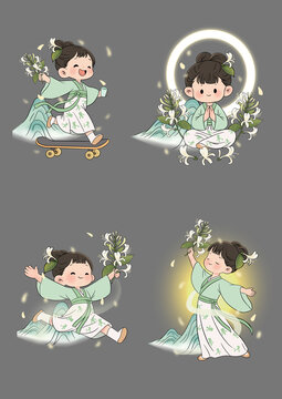 金銀花IP人物