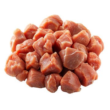 [免摳素材]新鮮切塊的肉類食材