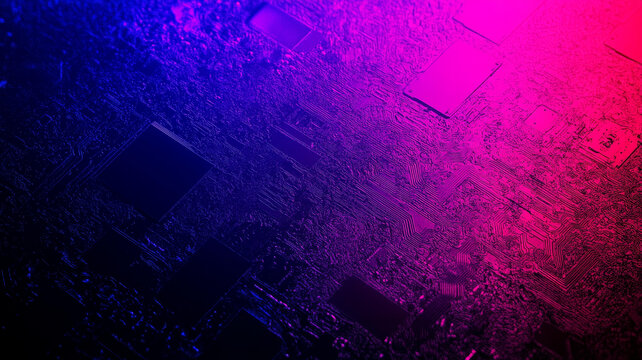 抽象電路板設計圖