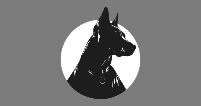 狗狗剪影