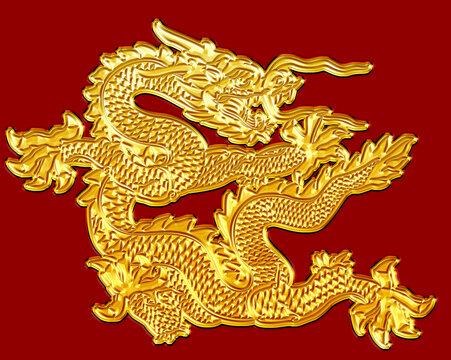 故宮九龍壁浮雕第三龍