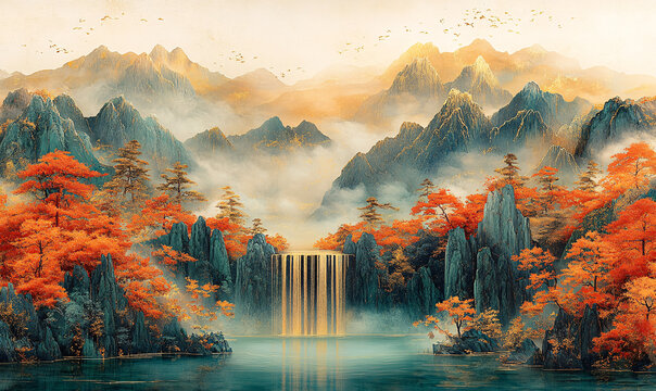紅金山水