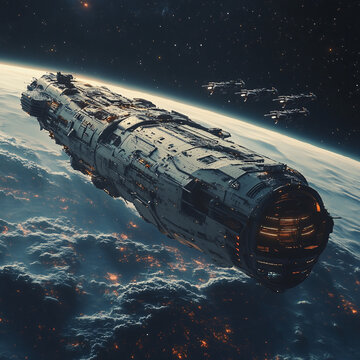 太空船釋放多顆衛(wèi)星