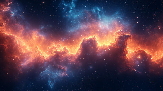 星云星空背景圖