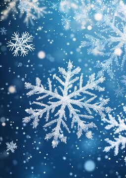 輕柔雪景漸變藍