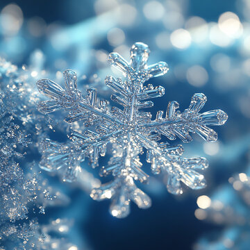 銀線雪花圖案