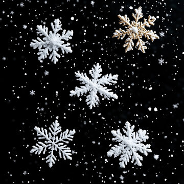 雪花飄落軌跡圖