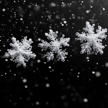雪花飄落軌跡圖