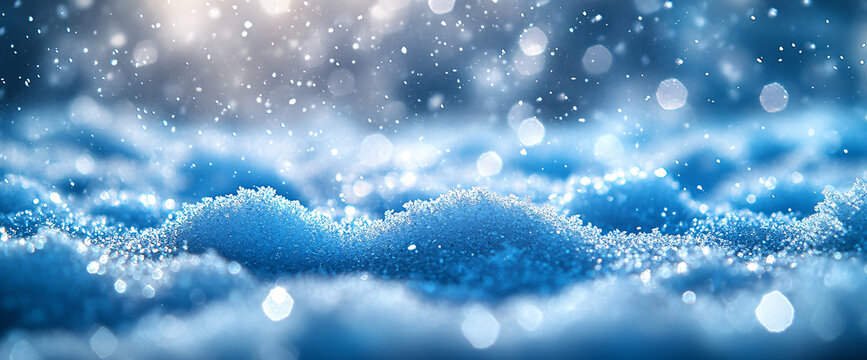 雪花與背景光