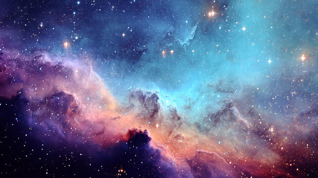 宇宙星云絢麗多彩