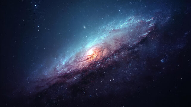 浩瀚宇宙中的螺旋星系