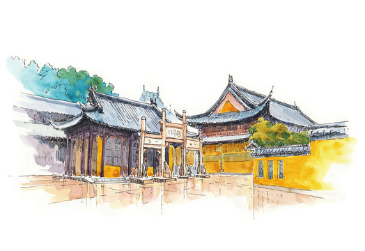 江蘇鎮(zhèn)江焦山寺廟