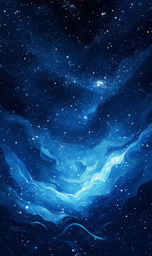 星空極光圖