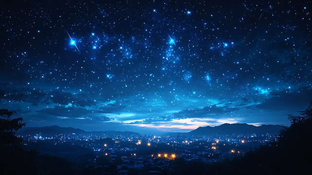 星空星座背景