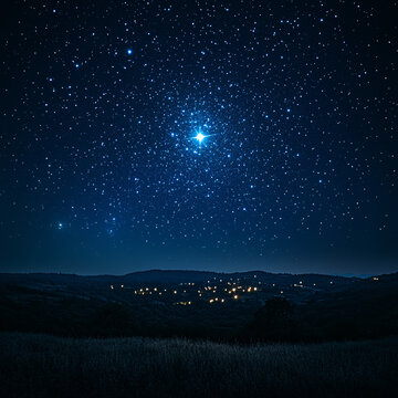 夜空繁星閃爍
