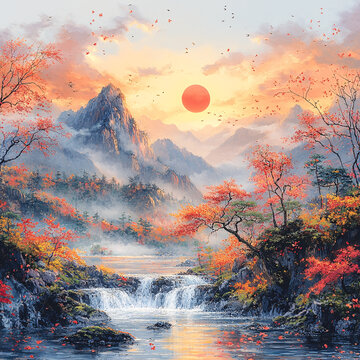 禪意山水