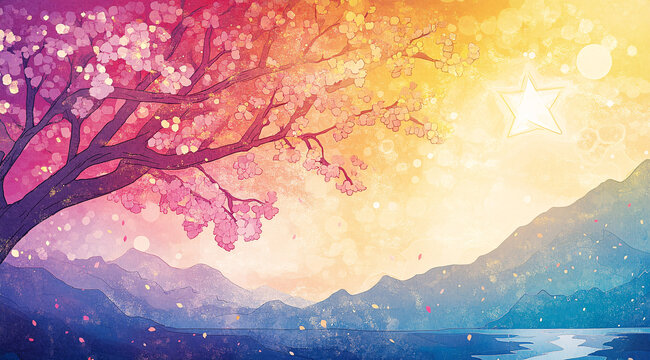 春日繁花星光圖