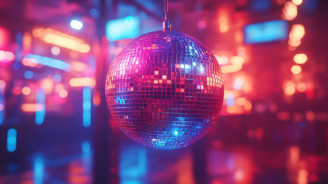 夜店鏡球光影