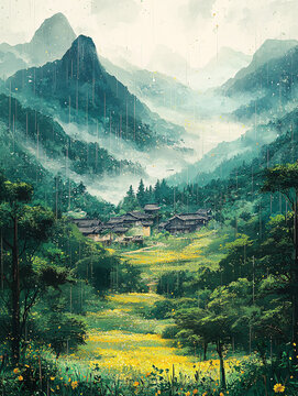 春雨?yáng)|風(fēng)景物復(fù)蘇