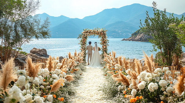 海灘婚禮儀式區(qū)