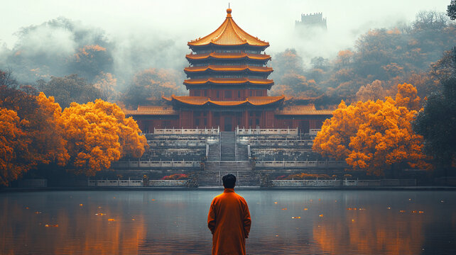 園林中的古建筑