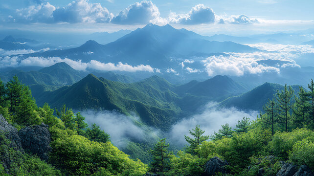 山間風(fēng)光