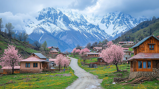 春到山村