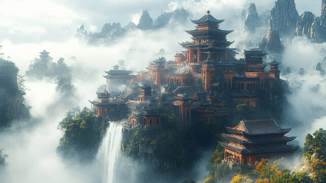山間古寺